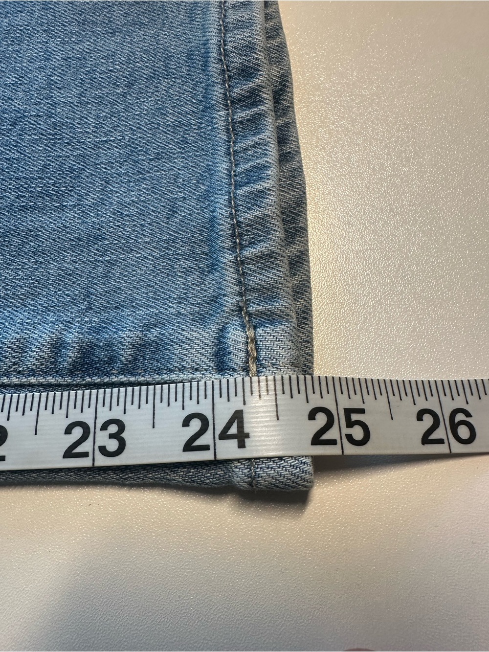 J. Crew Light Blue High-Waist Wide-Leg Jeans with Side Buttons - Picture 6 of 7